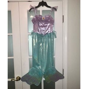 DISNEY GIRLS ARIEL MERMAID DRESS 👑🧜🏻‍♀️✨